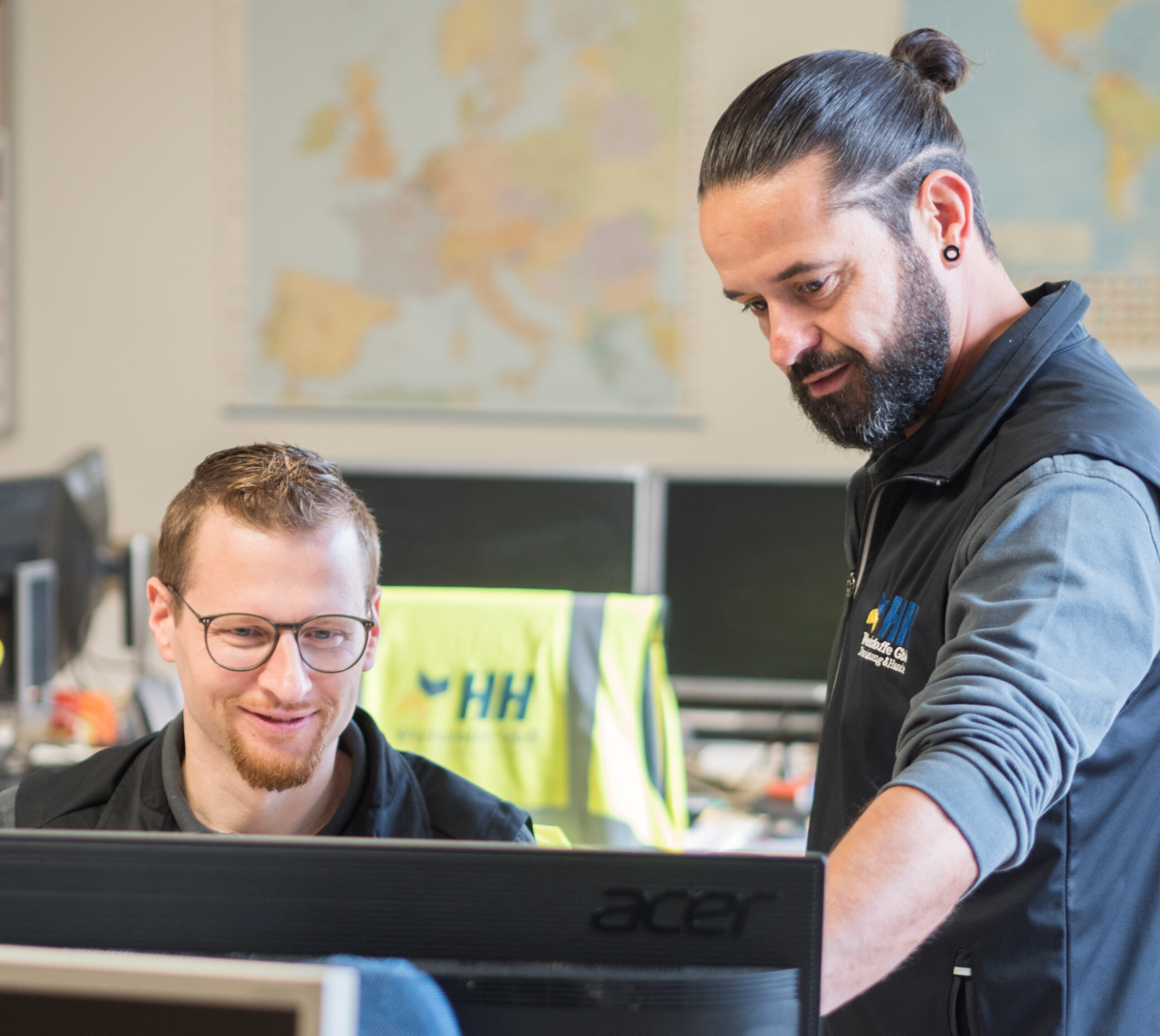 Mitarbeiter im Büro